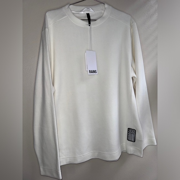 RAINS UNISEX CREWNECK FLEECE SWEATSHIRT - Picture 7 of 7